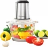 Elechomes 1.8L food processors best rated high quality  Meat Processor with 2L BPA-Free Glass Bowl