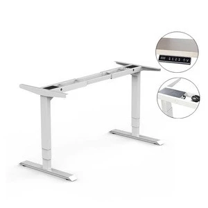 Electric Double Motor Sit To Stand Office Desk Frame