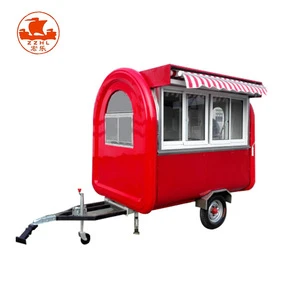 Electric Gasoline Energy Snack Food Cart Mobile Fast Food Truck For Sale Europe