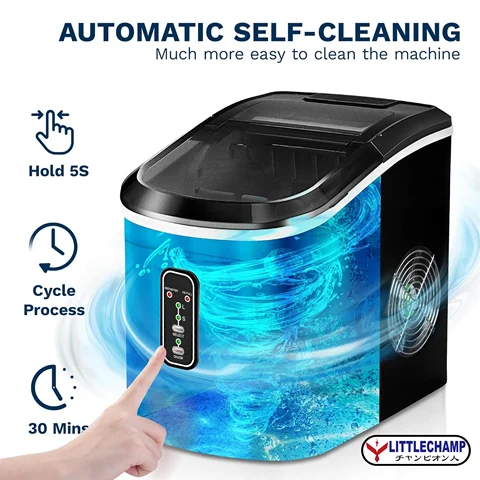 Buy Electric Portable Compact Countertop Automatic Ice Cube Maker ...