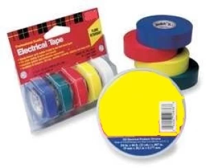 Electrical Tape 1/2 In x 20 ft 7 mil PK5