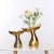 Import Electroplating Gold Ceramic Home Living Room Decoration TV Cabinet Desktop Gift Mermaid Tail Ceramic Vases for Home Decor from China