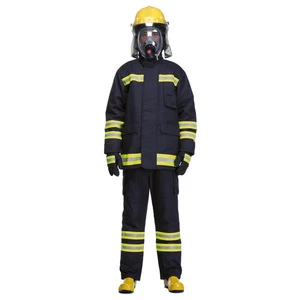 EN469 Extreme Protective Dupont Nomex 4 Layers Fireman Fire Fighting Uniform Jacket Clothing Suit