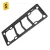 Import ES W-ZG-028 Domestic Cars Exterior License Plate Frame 100% Pure Carbon Fiber Plate Customized from China