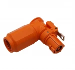 Ev Charger Plug Socket High Voltage Ev Dc Charger Hvil Connector