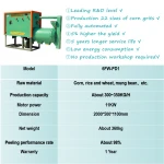 Excellent quality production 22 sizes of corn grits corn/maize milling machine