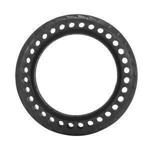 explosionproof tubeless honeycomb design shock absorber damping solid rubber scooter tires and  wheels replacement