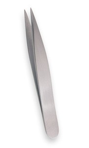 Eyelash Extension Tweezers With Petal Designed Handle/ Eyelash Tweezers Strong curved type all finishes