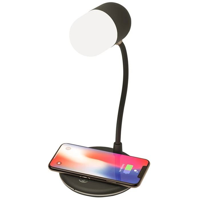 Factory 3in1 fast qi furniture nightstand wireless charger with speaker