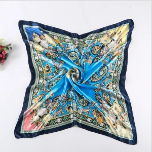 Factory Custom Wholesale High Quality Colorful Satin Scarf