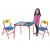 Import factory direct sales highquality little children tudy tables and chairs for 3 pieces to school furniture from China