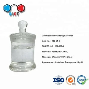 Factory Directly chemical transparent colorless benzyl alcohol sales