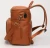 Import factory directly supplier diaper backpack,low MOQ brown vegan leather diaper bag backpack baby changing bag for mom and dad from China