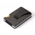 Import Factory low MOQ custom RFID carbon fiber mens wallet metal money clip slim wallet from China