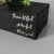 Import Factory Manufacture Custom DIY Black Wooden Box with Faux Leaves Letter Printed Stocked Books Arts and Crafts from China