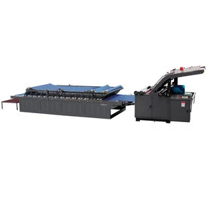Factory price semi automatic cardboard flute corrugated box board paper laminating machine / laminator machine for sale