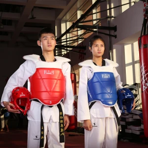 Factory Wholesale Customized Low Price New Martial Arts Style Unisex Body Protector For Taekwondo Chest Guards