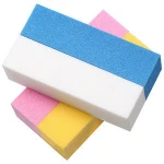 Factory wholesale nail buffer colorful sponge nail buffing