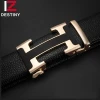 Factory Wholesale Trendy Custom Automatic buckle Fashion Luxury Famous Brand Designer Men Genuine Leather Belt
