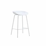 Famous Design Bar Stool Plastic Seat Metal Leg Cafe Bar Stool Chair