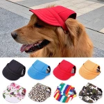 Fashion Hat For Small Dog Cat Baseball Cap Visor Cap With Ear Holes Pet Products Outdoor Accessories Sun Hat