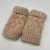 Import Fashion Icelandic wool winter finger-less knitted mitten lovely half finger gloves with fleece inside for women from China