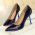 Import fashion ladies stiletto noble dress shoes, women pointed sequins high heel shoes from China