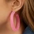 Import Fashion Women Stud Earrings Round Shape Minimalist Pendant Ear Rings from China
