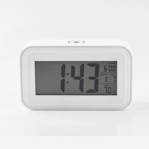 Fashionable Digital Backlight LED Alarm Clock with USB Outlet