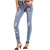 Import Fast Delivery Cheap Women Bulk Ripped Wholesale Denim Damaged Jeans from China