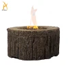 Faux Wood Gas Fire Pit Outdoor Propane Fire Pit