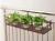 Import Fence rail hanging plants flower pots basket holder shelf stand from China
