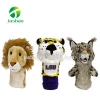 Fierce Animals Golf head cover Lion/ tiger /leopard Golf iron head covers