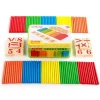Figure Blocks Counting Sticks Education Wooden Toys Building Intelligence Block Montessori Mathematical Iron Box Children Gift