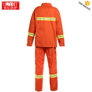 Fireman uniform fire fighting uniform and rescue uniform
