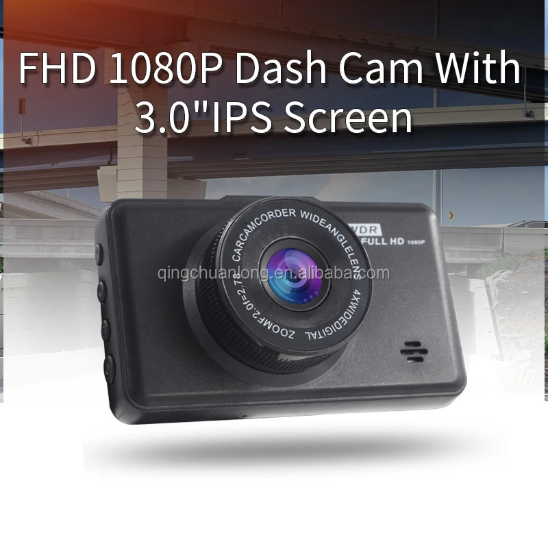 Fish Eye 3.0 Inch  Car DVR Camera High define 1080P Vehicle car  Video Recorder Dash Camera