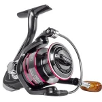 Fishing Reel 8KG Pike Black Red Spinning reel Handle Line Spool Saltwater Fishing   Accessories