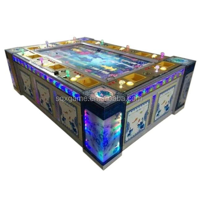 Fishing season for 8 playersentertainment Indoor arcade coin operated catching fishing video game