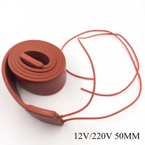 Flexible Rubber Silicone Rubber Belt Pipe Heater