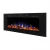 Import Flush Mount Electric Flat Panel Recessed Wall Mount Fireplace Heater from China