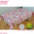 Import Food designs Embossed Flannel  PVC Table Cloth, Non woven Plastic Tablecloth from China