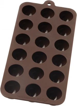 Food Grade Plastic Chocolate Mold, Truffle, European-Grade Silicone Tray