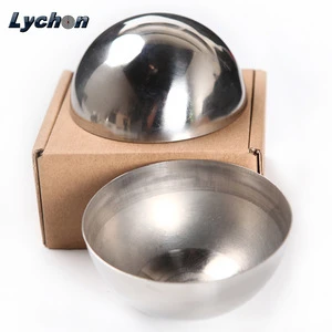 Food grade stainless steel round shape bath bomb molds