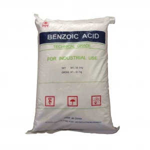 Food Preservative Benzoic Acid Food Grade Tech Grade Purity 99% Min Melting Point