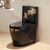 Foshan LOSN high quality good one piece toilet gold toilet for sale