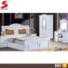 Foshan modern cheap simple design bedroom furniture MDF wooden turkey bedroom set