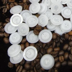 Free sample China coffee bag plain small plastic one way valve
