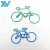Free samples customize lovely human bicycle paper clip bike with tin box