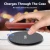 Free Shipping TOPK 10W QI LED Fast Charging  LED Portable Universal Mobile Phone Wireless Charger Pad