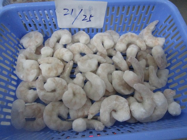 Frozen white vannamei shrimp